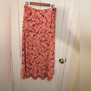 Vintage Floral maxi skirt 90s 2000s